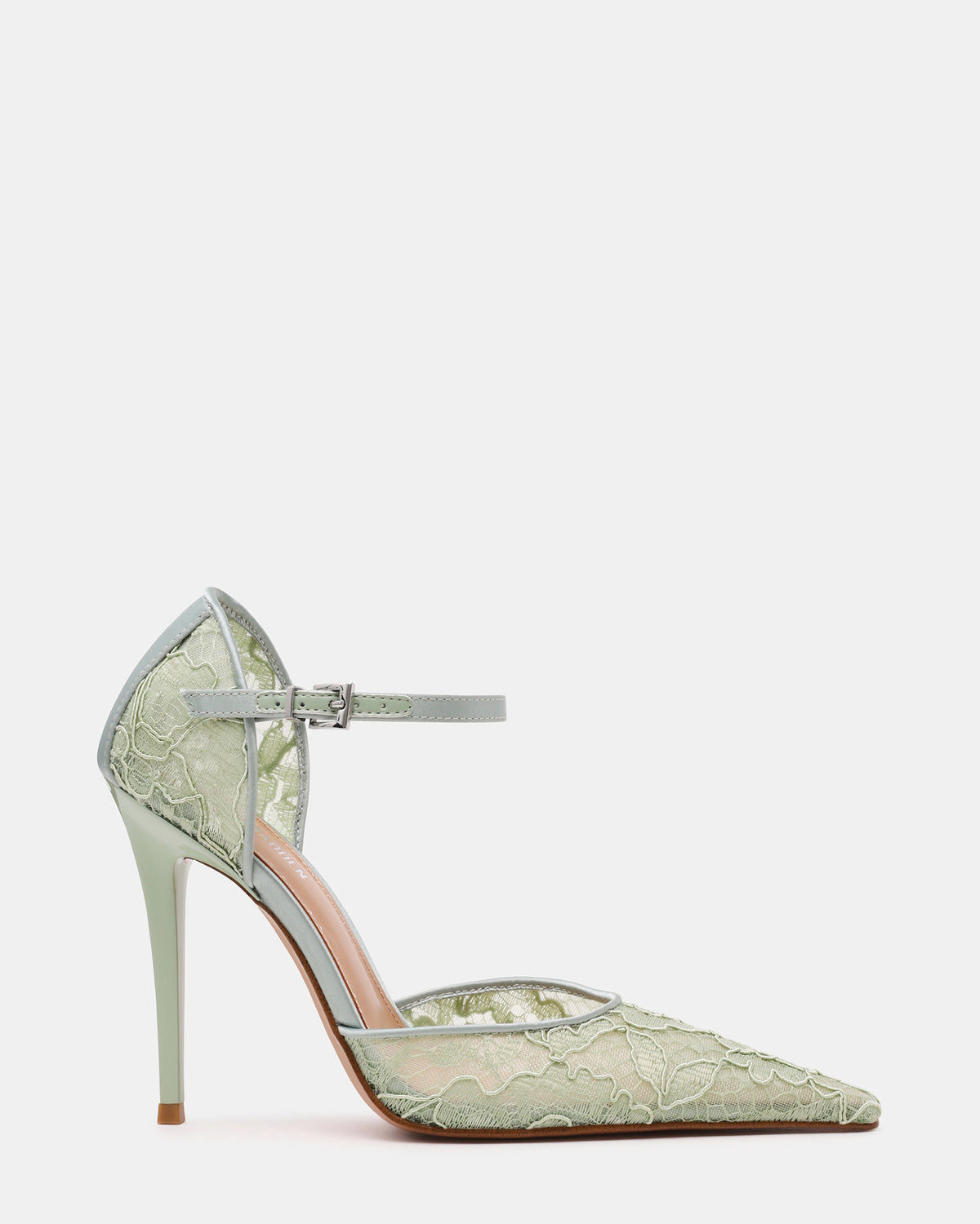 AVANT Pistachio Lace Pointed-Toe Stiletto Pump Women's Heel Steve Madden PISTACHIO
