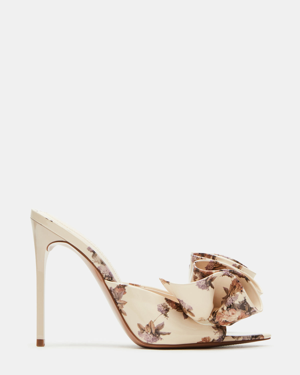 AFFINITY Floral Women's Multi Pointed-Toe Stiletto Mule Heel Steve Madden FLORAL MULTI