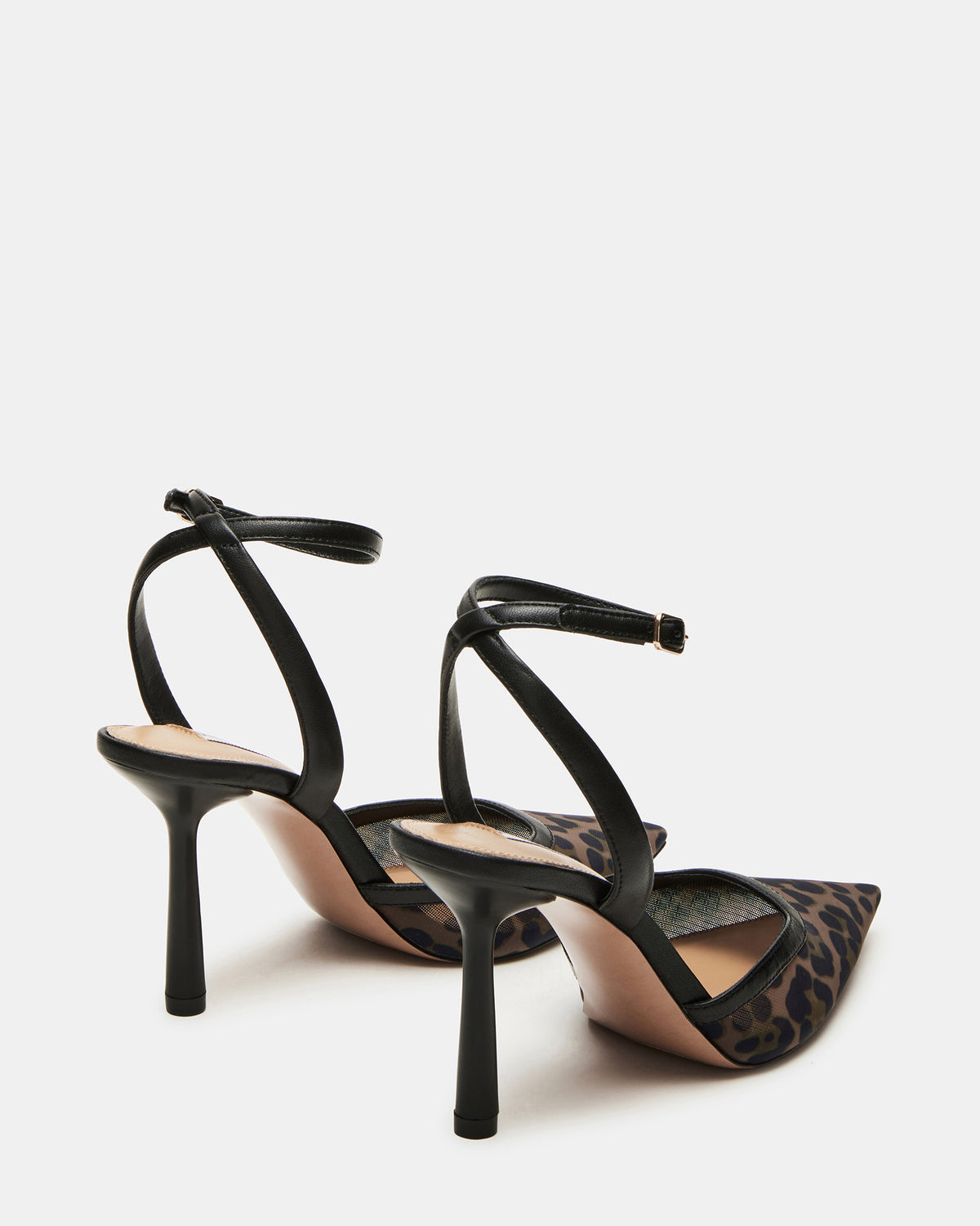 ALLIANCE Mesh Leopard Pointed-Toe Pump Women's Heel Steve Madden LEOPARD