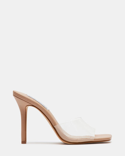 SIGNAL Clear Women's Designer Tall Stiletto Heels Steve Madden CLEAR
