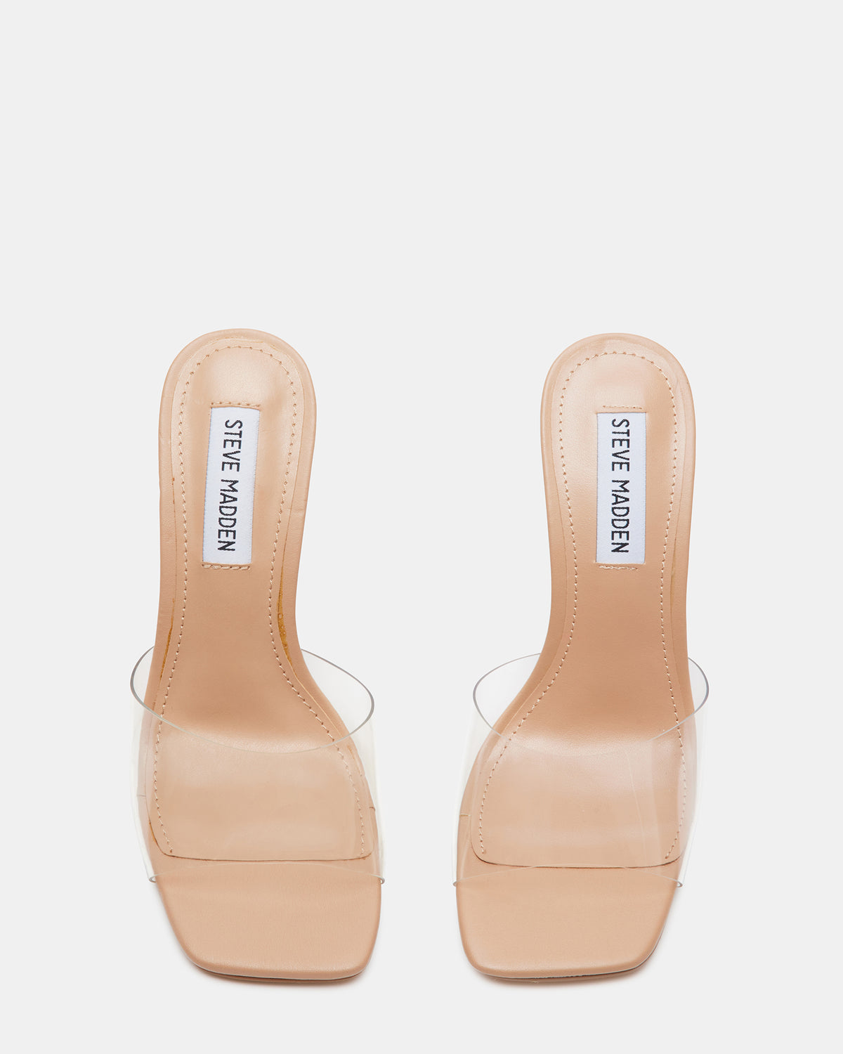 SIGNAL Clear Women's Designer Tall Stiletto Heels Steve Madden CLEAR