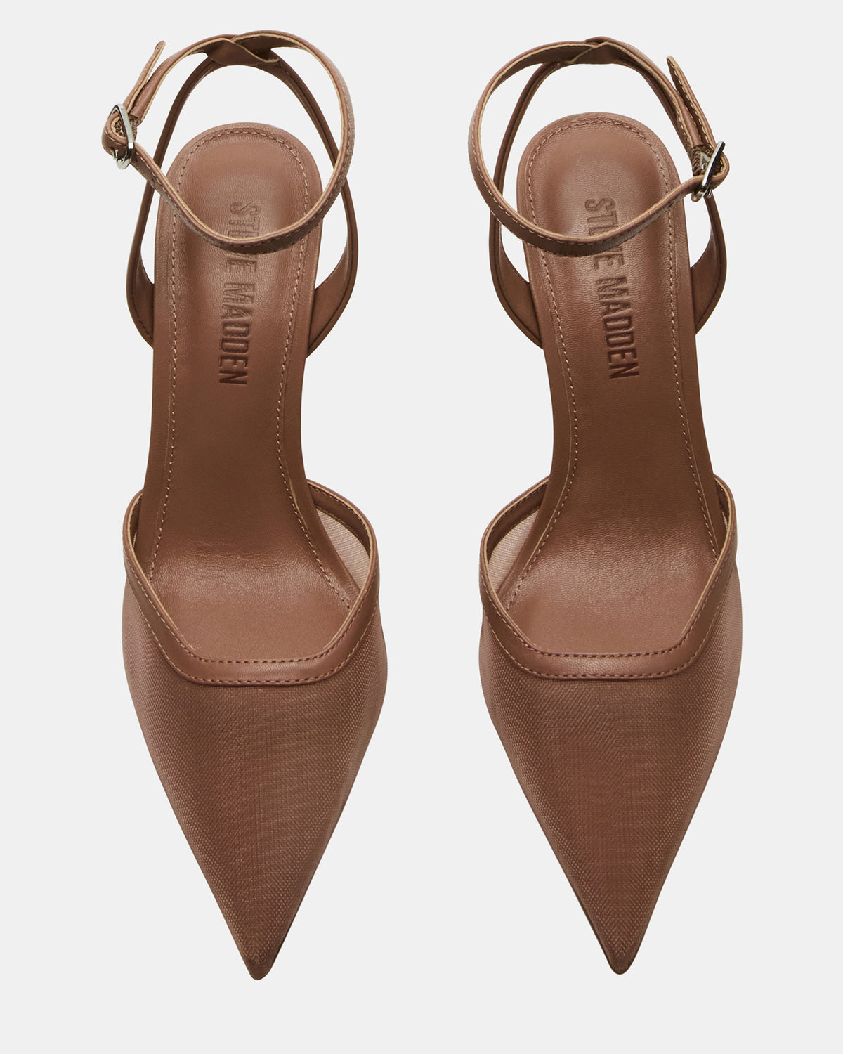ALLIANCE Mesh Mocha Pointed-Toe Pump Women's Heel Steve Madden MOCHA