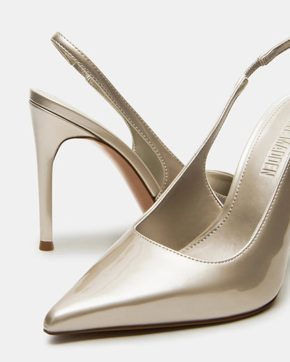 REYES Champagne Slingback Stiletto Pointed-Toe Pump Women's Heel Steve Madden CHAMPAGNE