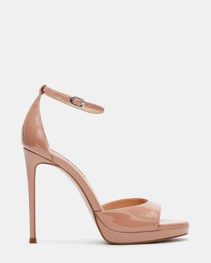WILEY Blush Patent Women's Open Toe Stiletto Heel Steve Madden BLUSH PATENT