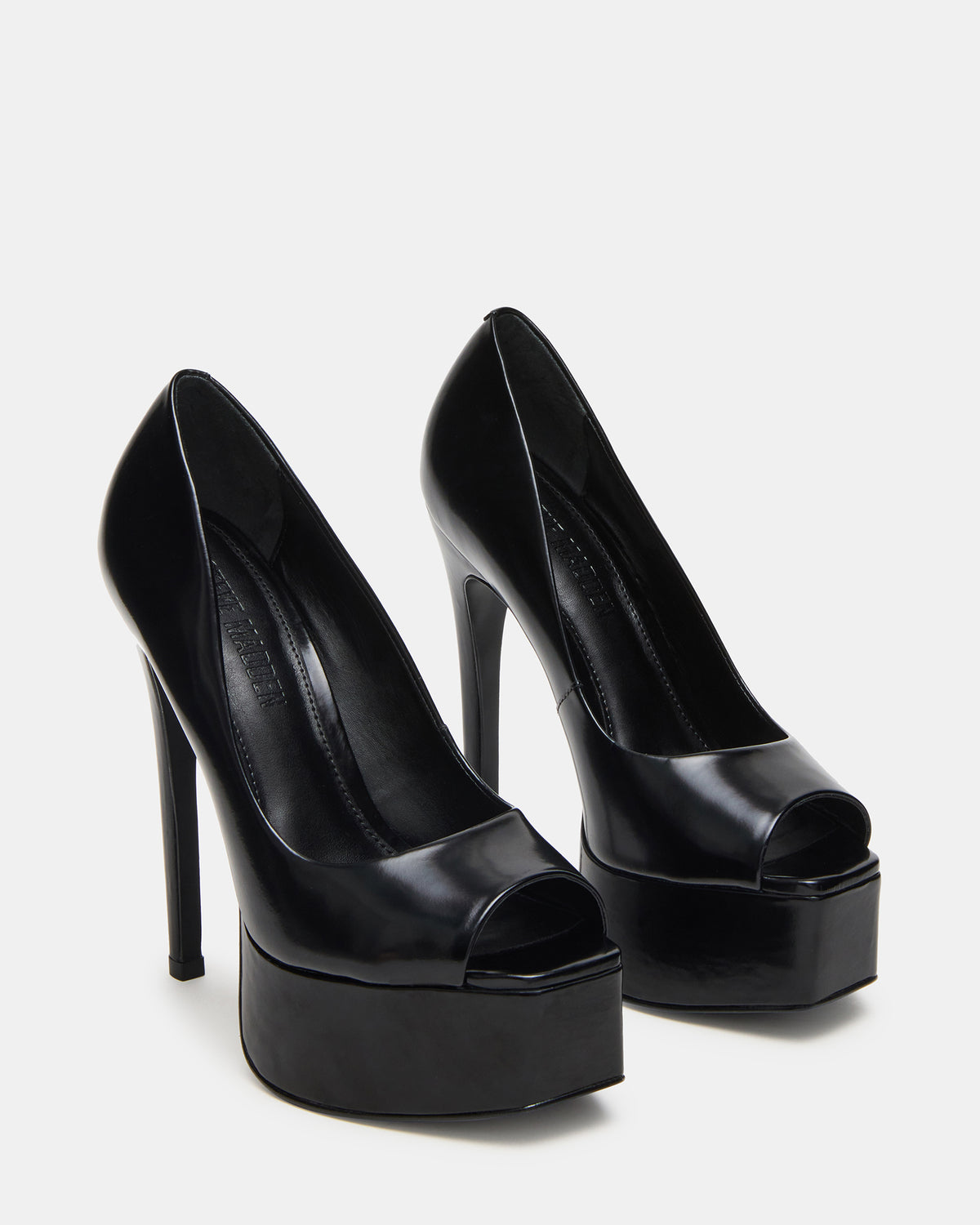 IVES Black Box Platform Square-Toe Stiletto Women's Heel Steve Madden BLACK BOX