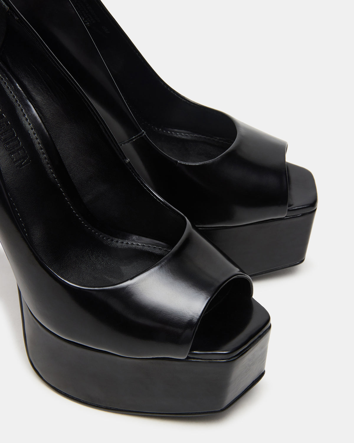 IVES Black Box Platform Square-Toe Stiletto Women's Heel Steve Madden BLACK BOX