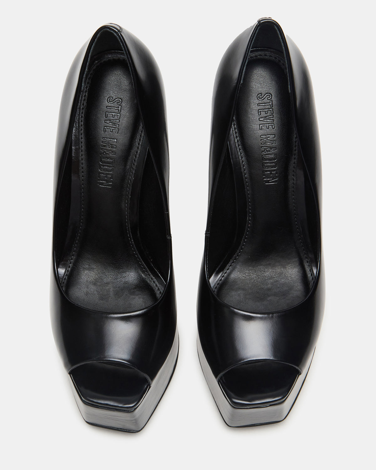 IVES Black Box Platform Square-Toe Stiletto Women's Heel Steve Madden BLACK BOX