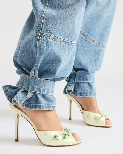 PRIYA Butter Yellow Stones Mule Women's Heel Steve Madden BUTTER YELLOW