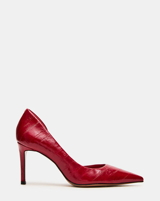 NULA Red Eeel Pointed-Toe Stiletto Pump Women's Heel