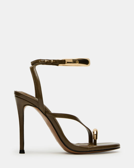 TIA Olive Open-Toe Stiletto Women's Heel