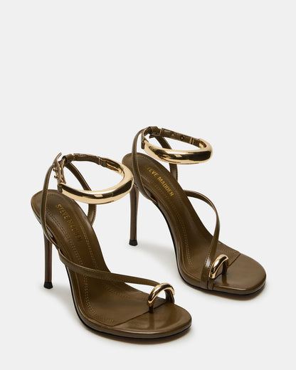 TIA Olive Open-Toe Stiletto Women's Heel Steve Madden OLIVE