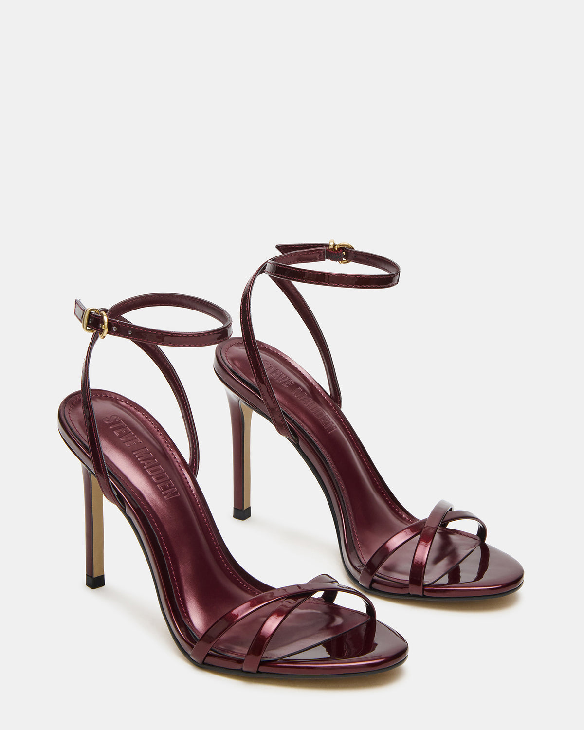 JYPSEY Cherry Pearl Strappy Stiletto Women's Heel Steve Madden CHERRY PEARL