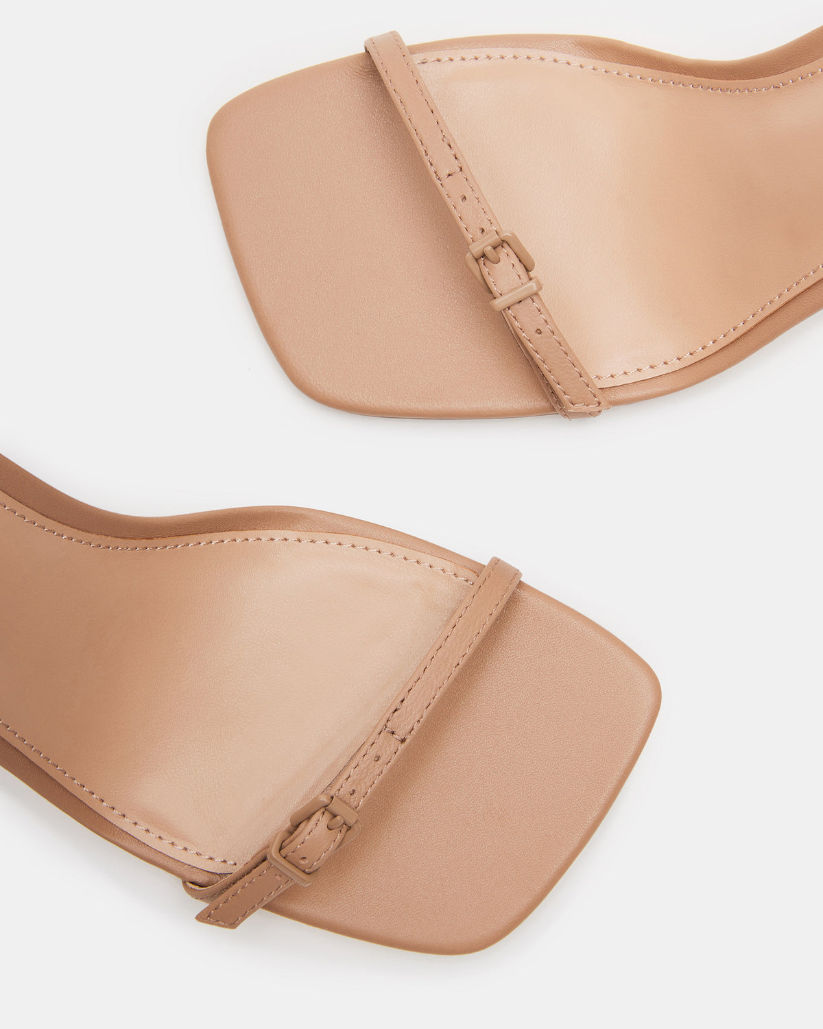 AILENE Tan Leather Square Toe Dress Sandal | Women's Heels Steve Madden TAN LEATHER