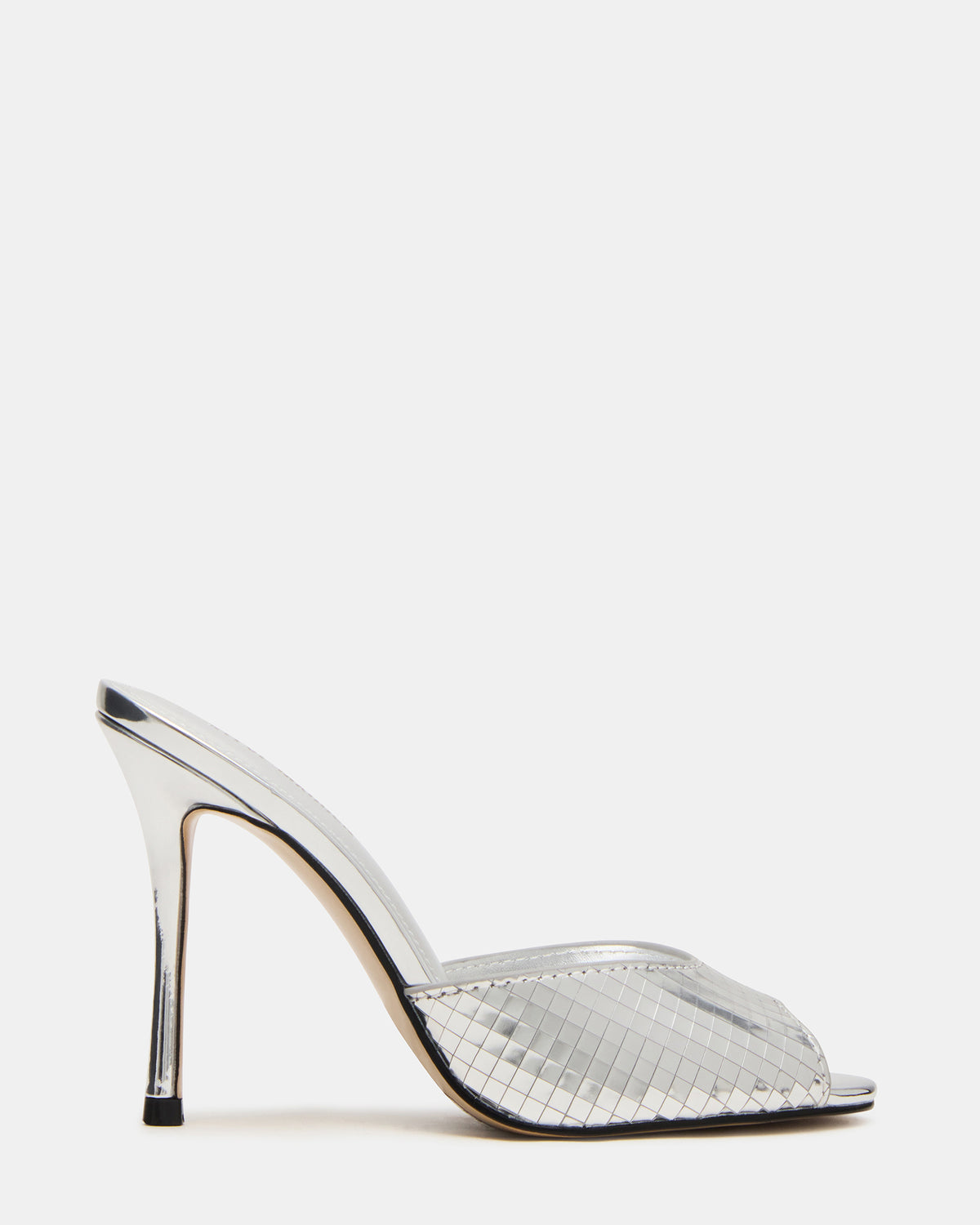 PRIYA Silver Disco Mule Women's Heel Steve Madden SILVER