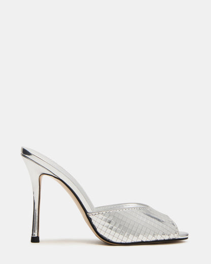 PRIYA Silver Disco Mule Women's Heel Steve Madden SILVER