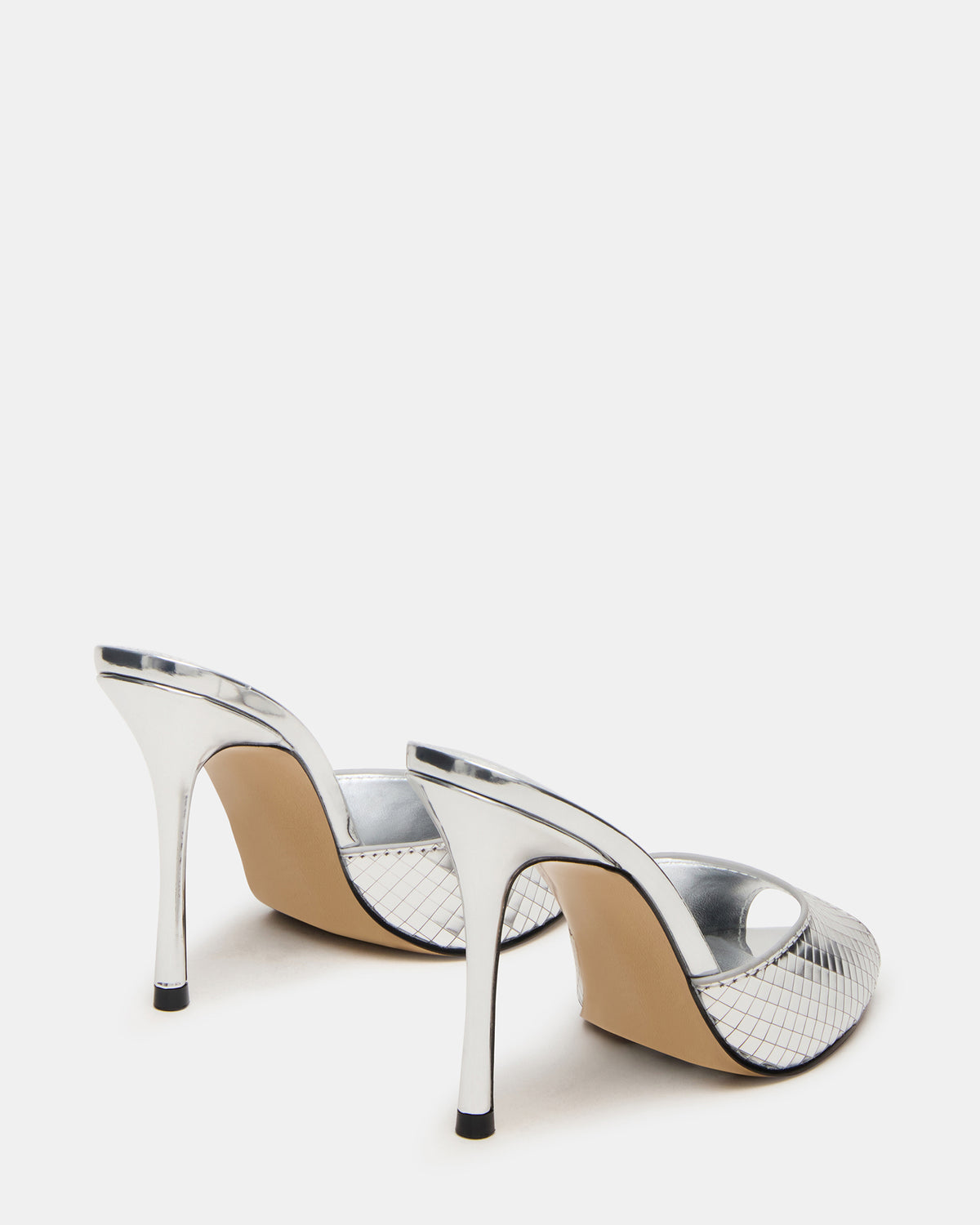 PRIYA Silver Disco Mule Women's Heel Steve Madden SILVER