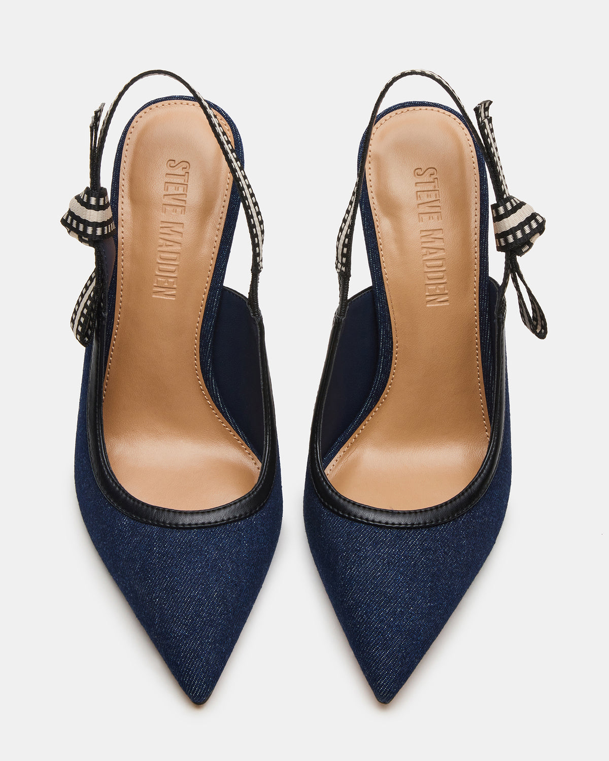BRI Dark Denim Slingback Pump Women's Heel Steve Madden DARK DENIM
