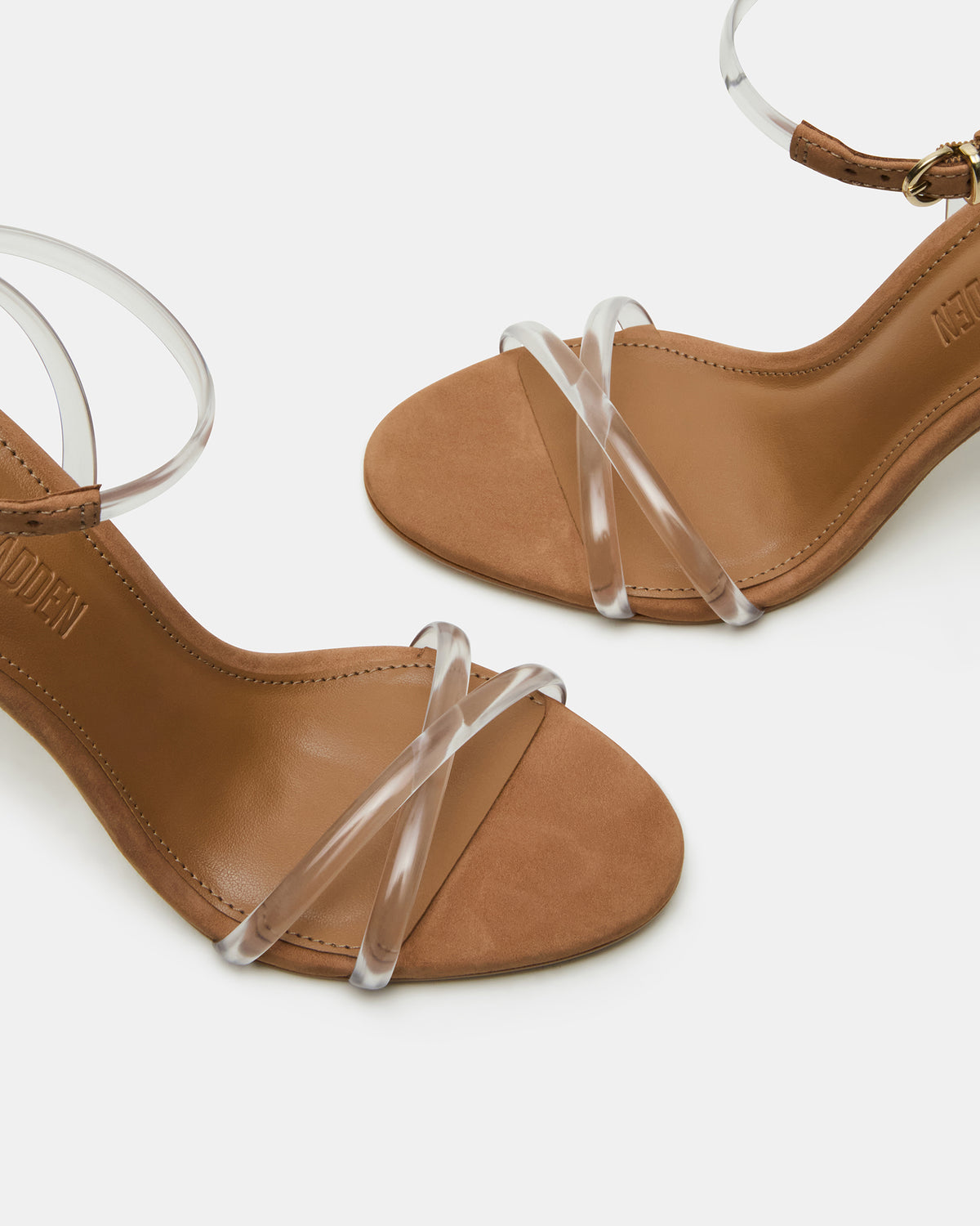 JYPSEY Clear Strappy Stiletto Women's Heel Steve Madden CLEAR