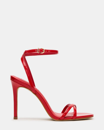 JYPSEY Red Patent Strappy Stiletto Women's Heel Steve Madden RED PATENT