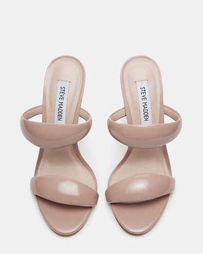 SATURN Blush Patent Stiletto Mule Women's Heel Steve Madden BLUSH PATENT
