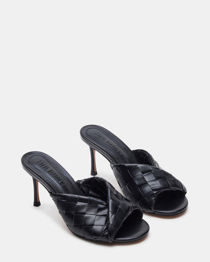 KOUTURE Black Stiletto Mule Heel | Women's Heels Steve Madden BLACK