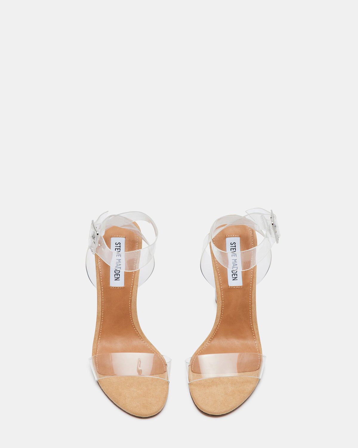 CLEARER Clear Heels | Women's Clear Block Heel Steve Madden CLEAR
