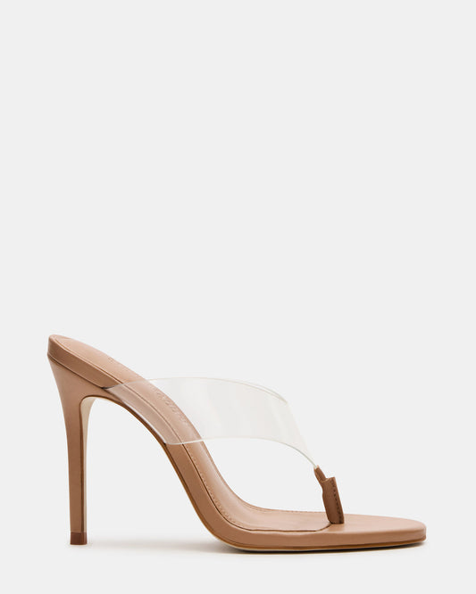 SABINE Clear Thong Mule Heel Women's Heel