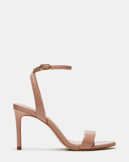 SUZIE Blush Patent Women's Open Toe Stiletto Strappy Heel Steve Madden BLUSH PATENT