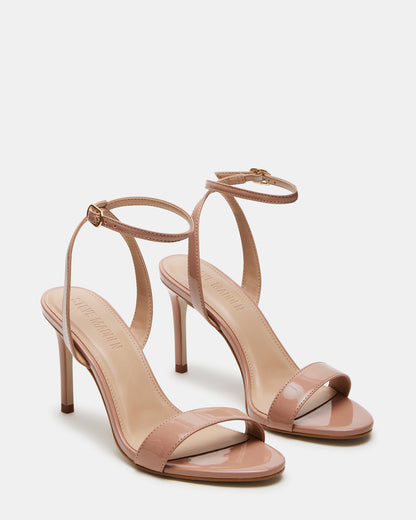SUZIE Blush Patent Women's Open Toe Stiletto Strappy Heel Steve Madden BLUSH PATENT