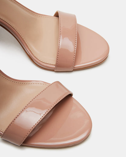 SUZIE Blush Patent Women's Open Toe Stiletto Strappy Heel Steve Madden BLUSH PATENT