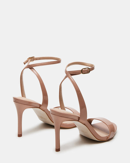 SUZIE Blush Patent Women's Open Toe Stiletto Strappy Heel Steve Madden BLUSH PATENT