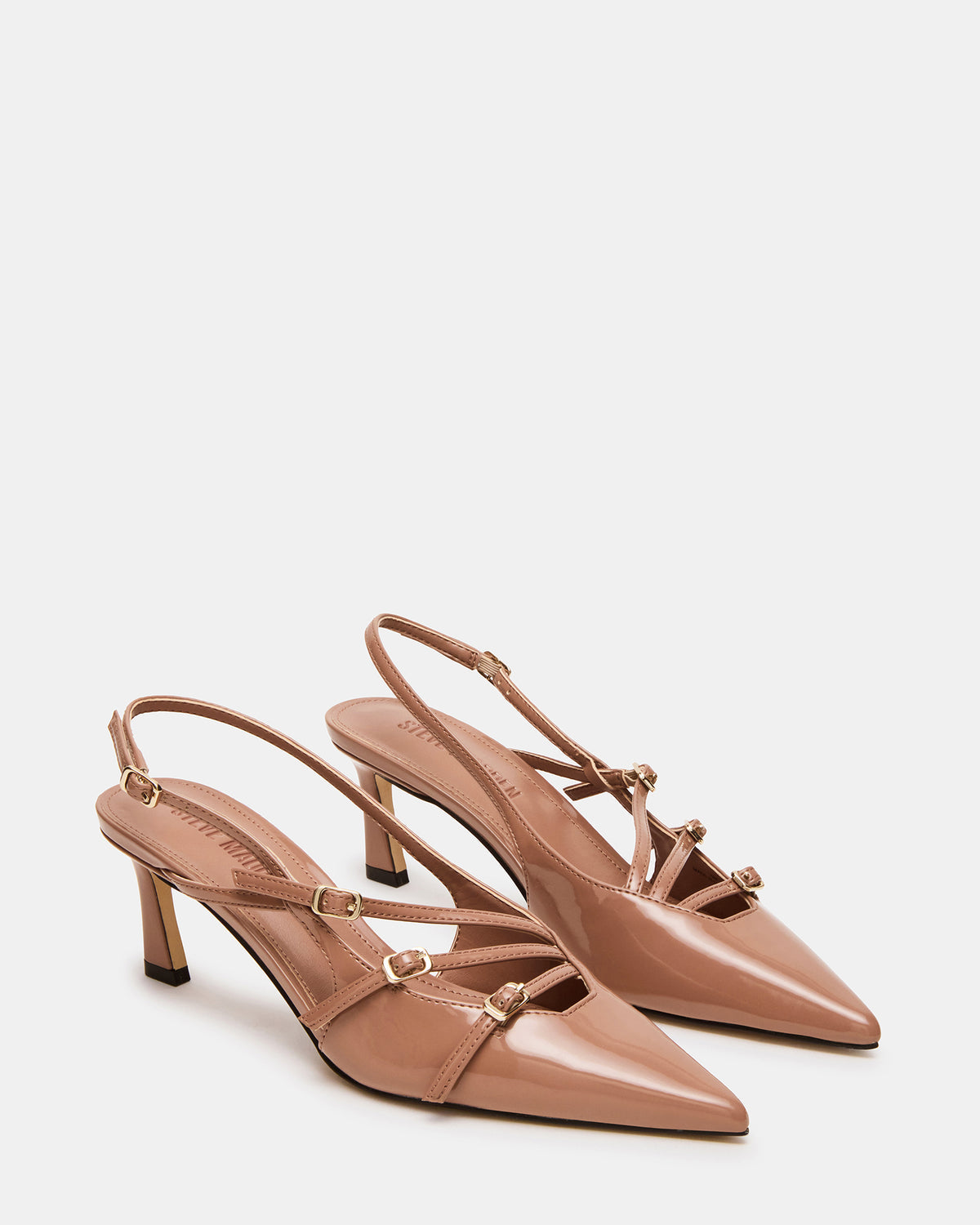 LIANA Mocha Women's Slingback Pointed-Toe Low Heel Steve Madden MOCHA
