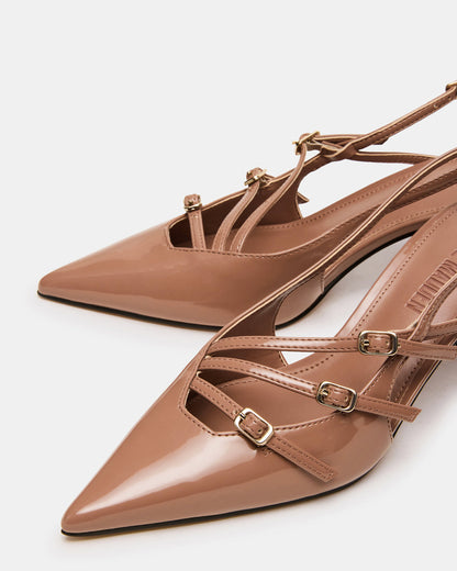 LIANA Mocha Women's Slingback Pointed-Toe Low Heel Steve Madden MOCHA