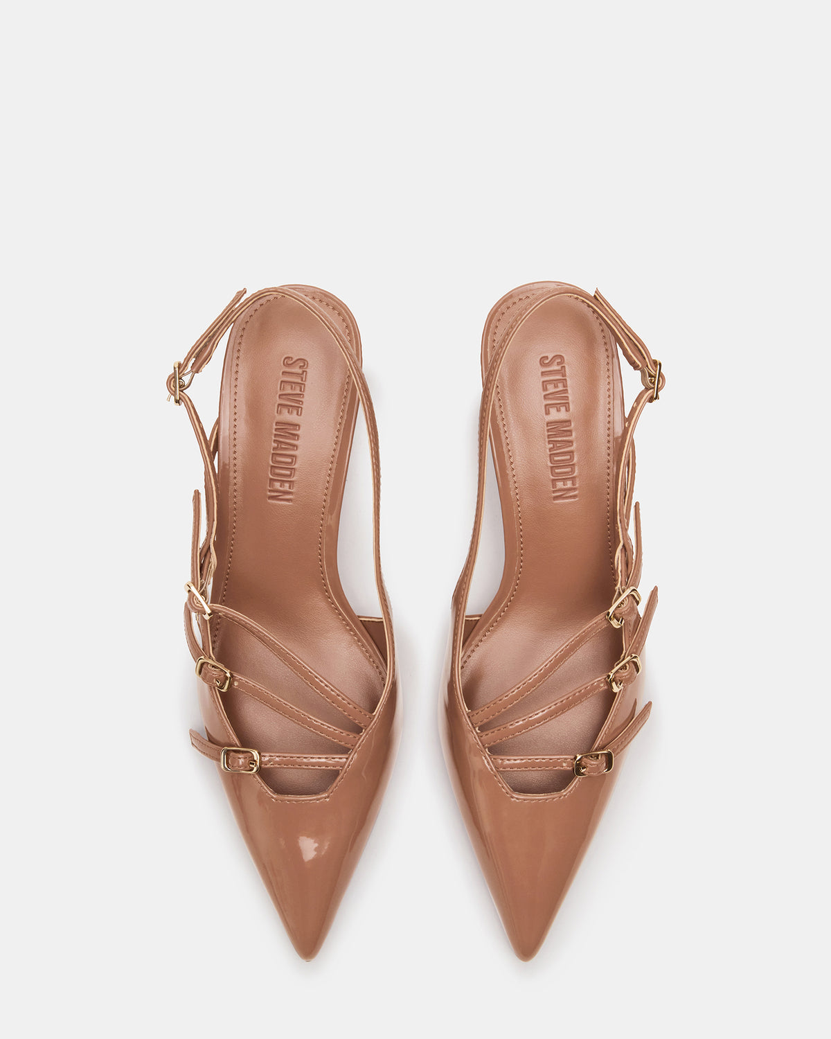 LIANA Mocha Women's Slingback Pointed-Toe Low Heel Steve Madden MOCHA