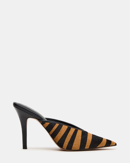 LITA Tiger Pointed-Toe Mule Pump Women's Heel