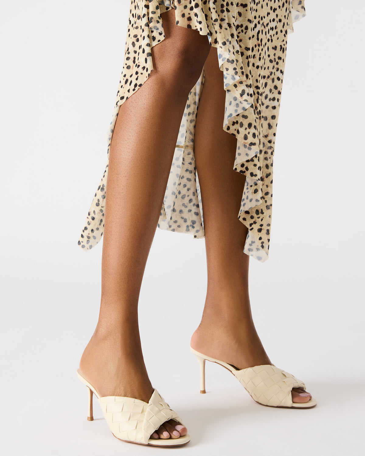 KOUTURE Bone Stiletto Mule Heel | Women's Heels Steve Madden BONE
