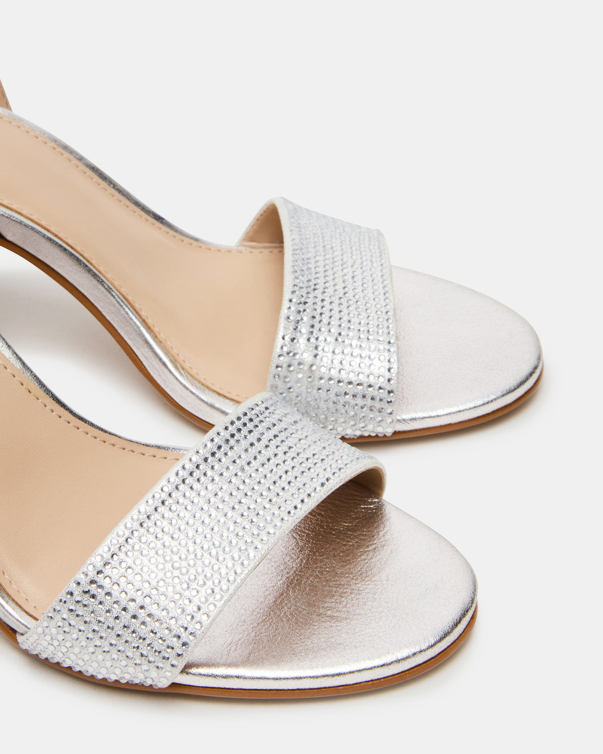 LARAH Rhinestone Rounded Toe Block Heel Women's Heel Steve Madden RHINESTONE