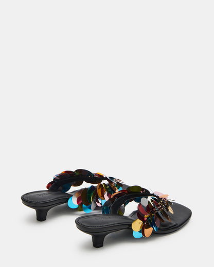 TRACIE Bright Multi Thong Strap Women's Kitten Heel Steve Madden BRIGHT MULTI