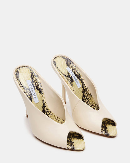 AGAZE Bone Multi Peep-Toe Stiletto Women's Heel Steve Madden BONE MULTI