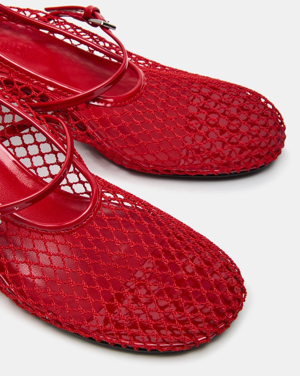 RAYNOR Red Women's Mary Jane Mesh Block Heel Steve Madden RED