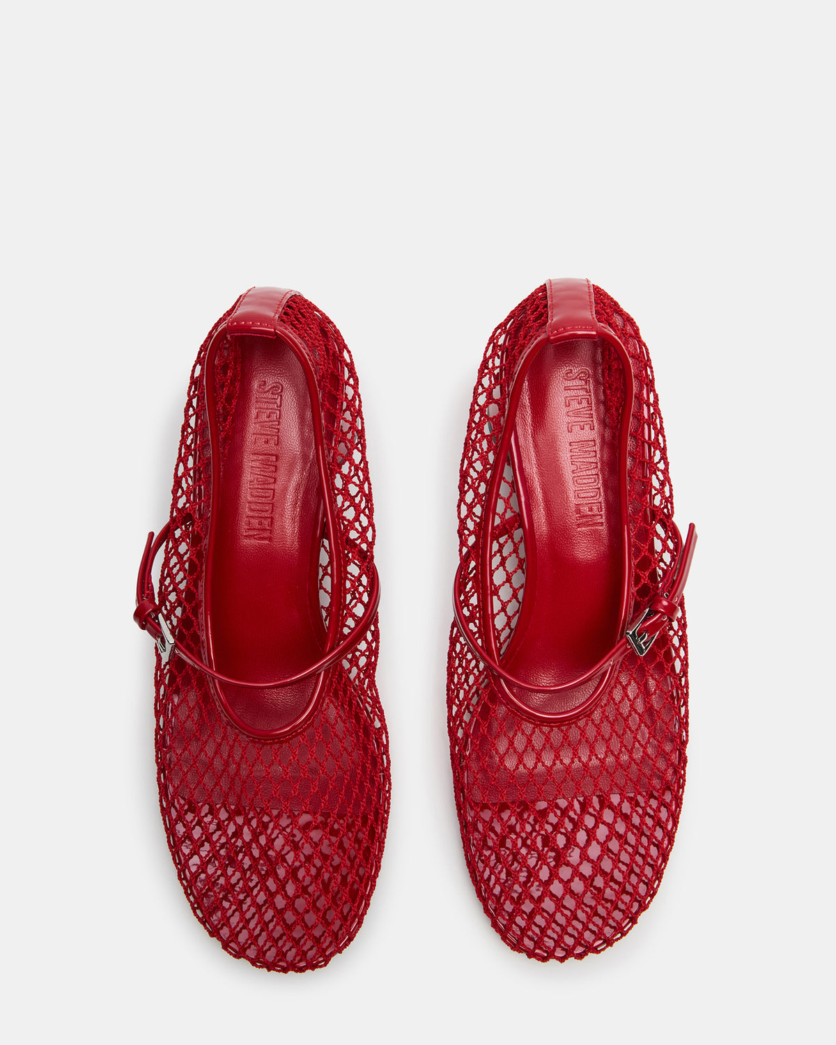RAYNOR Red Women's Mary Jane Mesh Block Heel Steve Madden RED