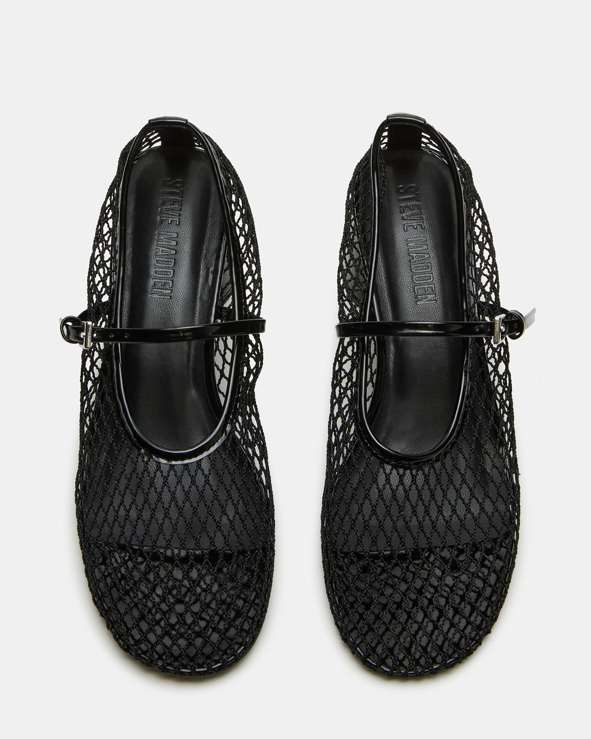 RAYNOR Black Women's Mary Jane Mesh Block Heel Steve Madden BLACK