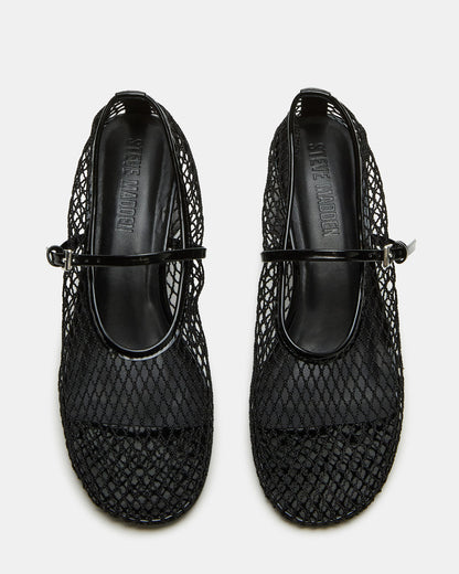 RAYNOR Black Women's Mary Jane Mesh Block Heel Steve Madden BLACK