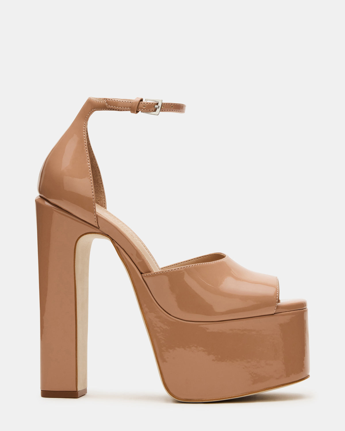 NIGHTFALL Blush Patent Women's Platform Blcok Heel Steve Madden BLUSH PATENT