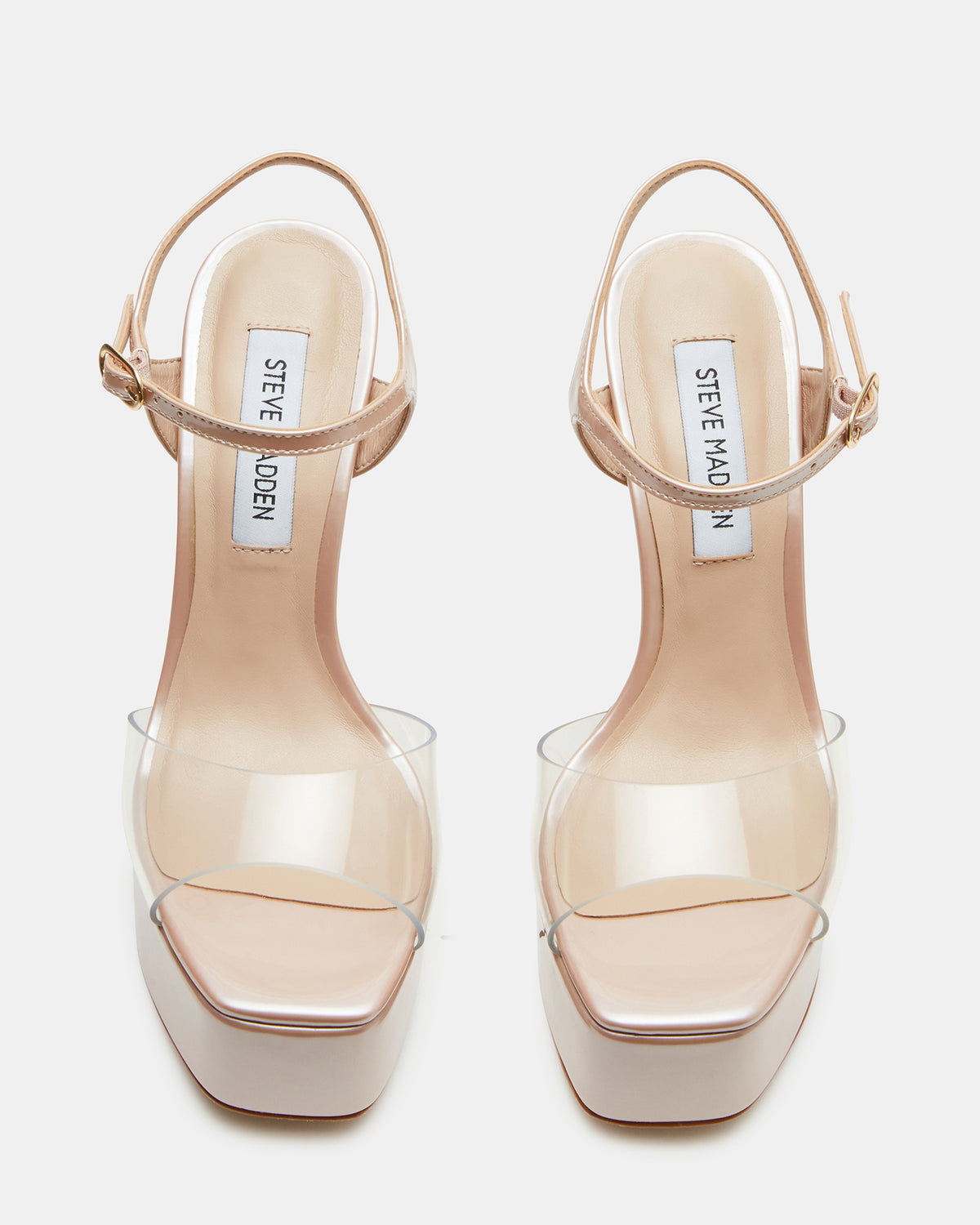 COLOGNE Clear Platform Stiletto Women's Heel Steve Madden CLEAR