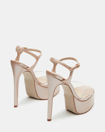 COLOGNE Clear Platform Stiletto Women's Heel Steve Madden CLEAR