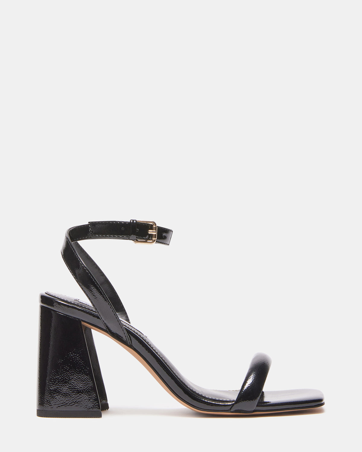 GRETIN Black Square Toe Heels | Women's Heels Steve Madden BLACK