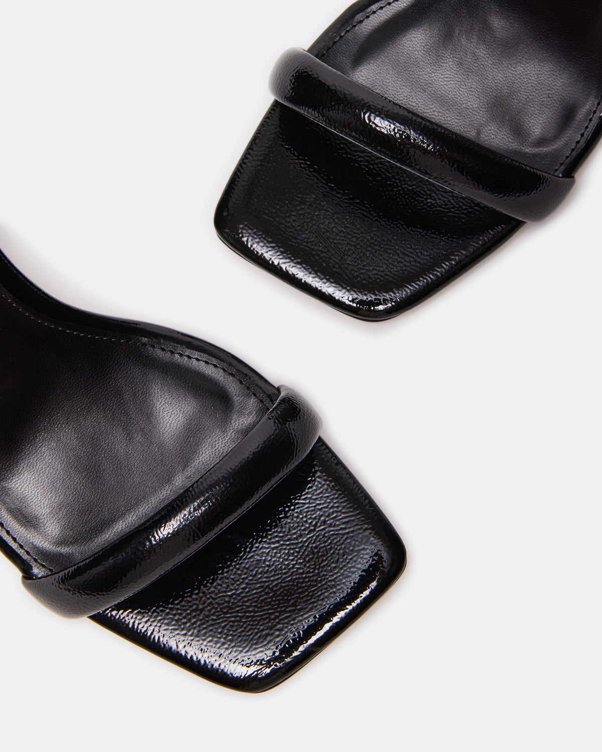 GRETIN Black Square Toe Heels | Women's Heels Steve Madden BLACK