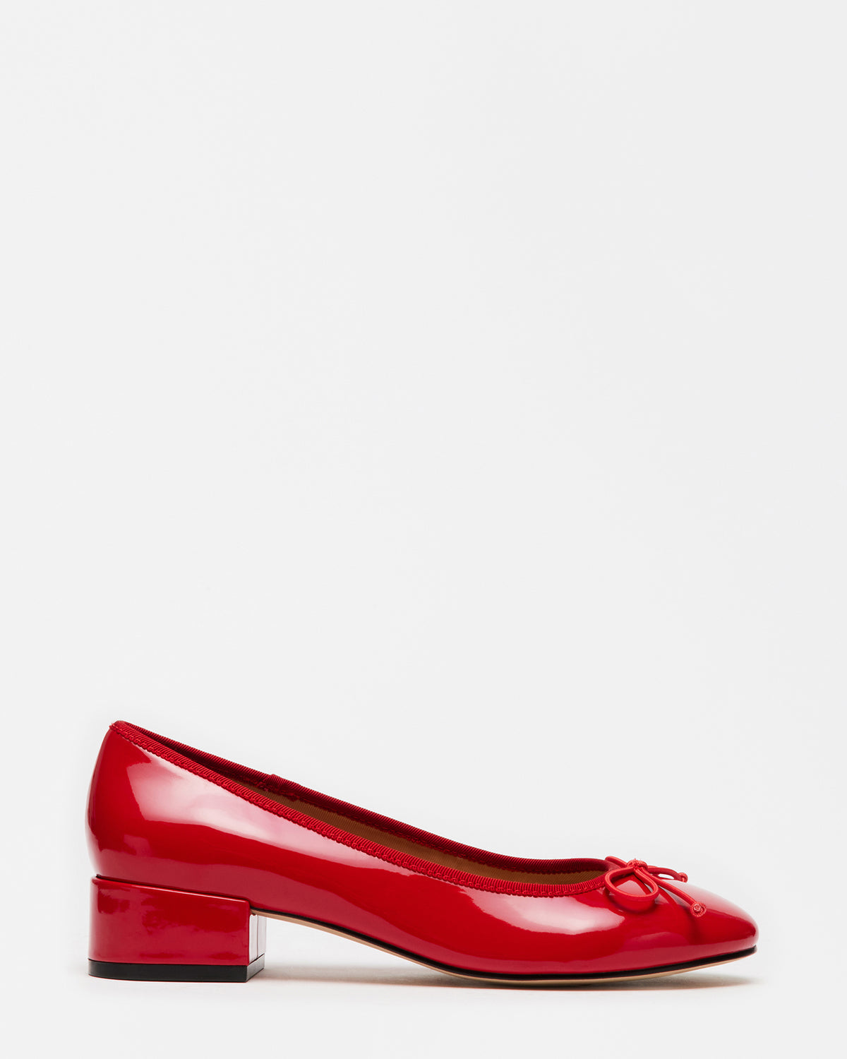 CHERISH Red Patent Women's Slip-On Heel Steve Madden RED PATENT