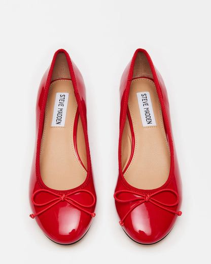 CHERISH Red Patent Women's Slip-On Heel Steve Madden RED PATENT